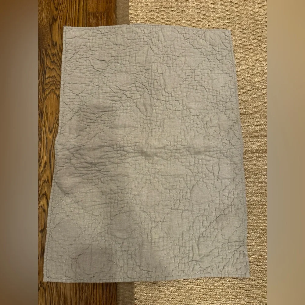 Restoration Hardware Pillow duvet - heirloom quilted voile